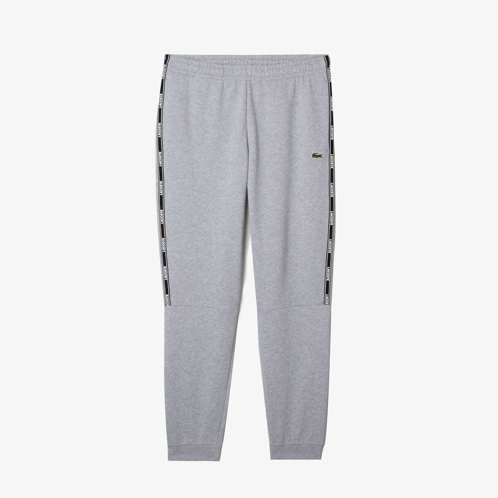 Lacoste Tapered Fit Branded Gris | 5913-TFPIB