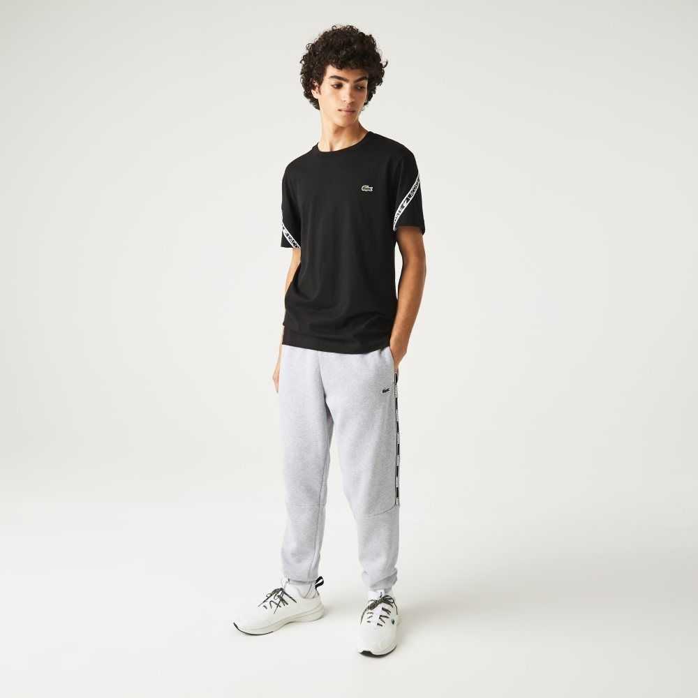 Lacoste Tapered Fit Branded Gris | 5913-TFPIB