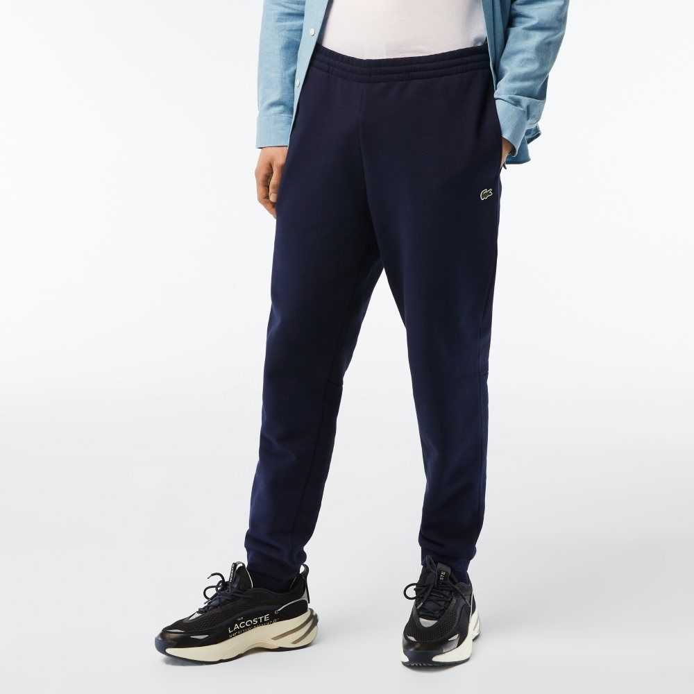 Lacoste Tapered Fit Fleece Azul Marino Azules | 4032-RTSEV