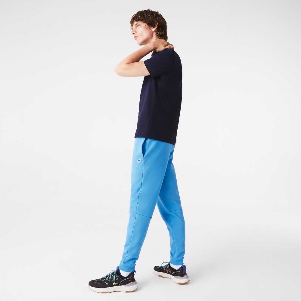 Lacoste Tapered Fit Fleece Azules | 2450-UTOAQ