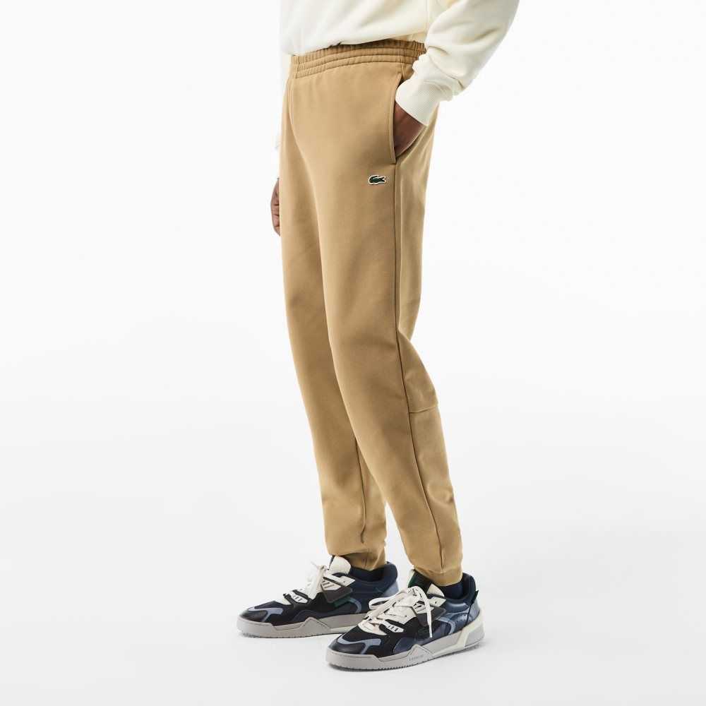 Lacoste Tapered Fit Fleece Beige | 6924-HFLQV