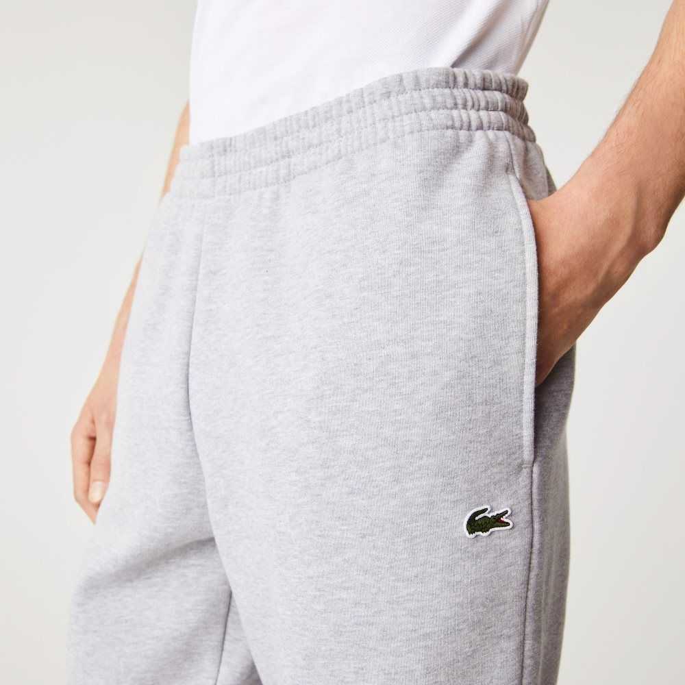 Lacoste Tapered Fit Fleece Gris | 1384-AVWSH