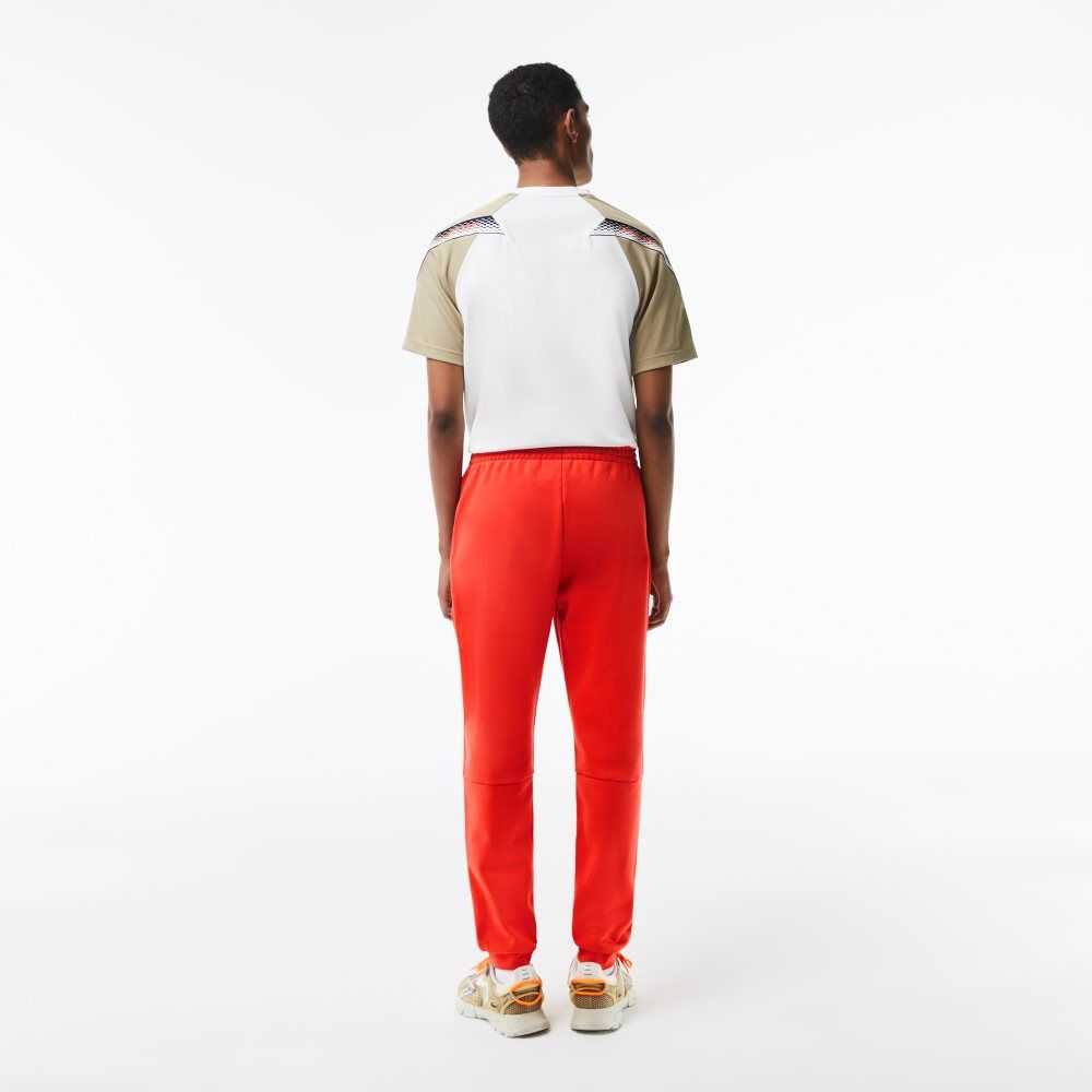 Lacoste Tapered Fit Fleece Naranjas | 7260-RPFBM