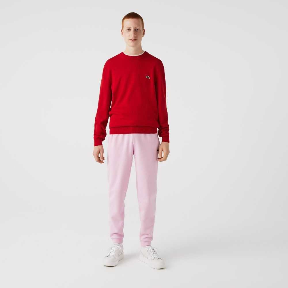 Lacoste Tapered Fit Fleece Rosas | 9510-MWSTP