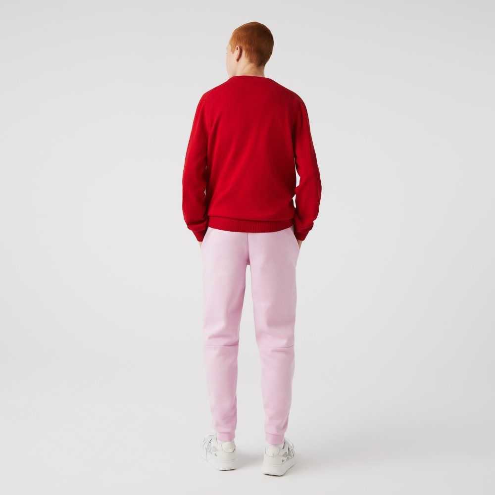 Lacoste Tapered Fit Fleece Rosas | 9510-MWSTP