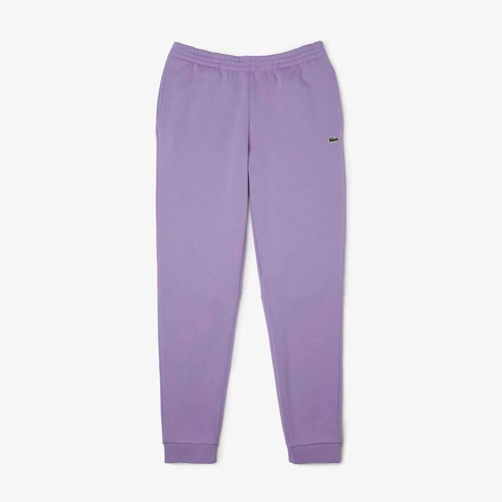 Lacoste Tapered Fit Fleece Trackpants Moradas | 7192-PNGDJ