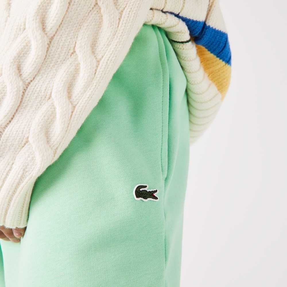 Lacoste Tapered Fit Fleece Trackpants Verde Claro | 6184-WEIBN