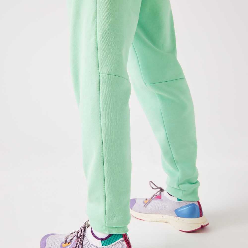 Lacoste Tapered Fit Fleece Trackpants Verde Claro | 6184-WEIBN