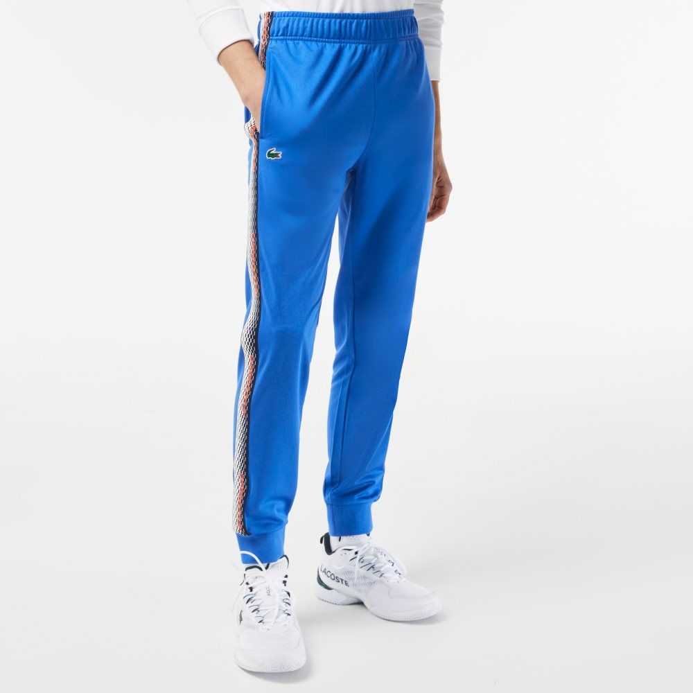 Lacoste Tenis Abrasion-Resistant Pista Pants Azules | 1978-CXDNH