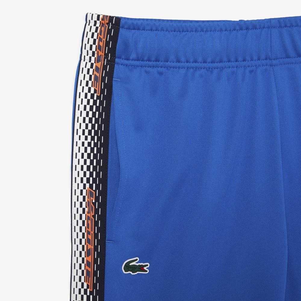 Lacoste Tenis Abrasion-Resistant Pista Pants Azules | 1978-CXDNH