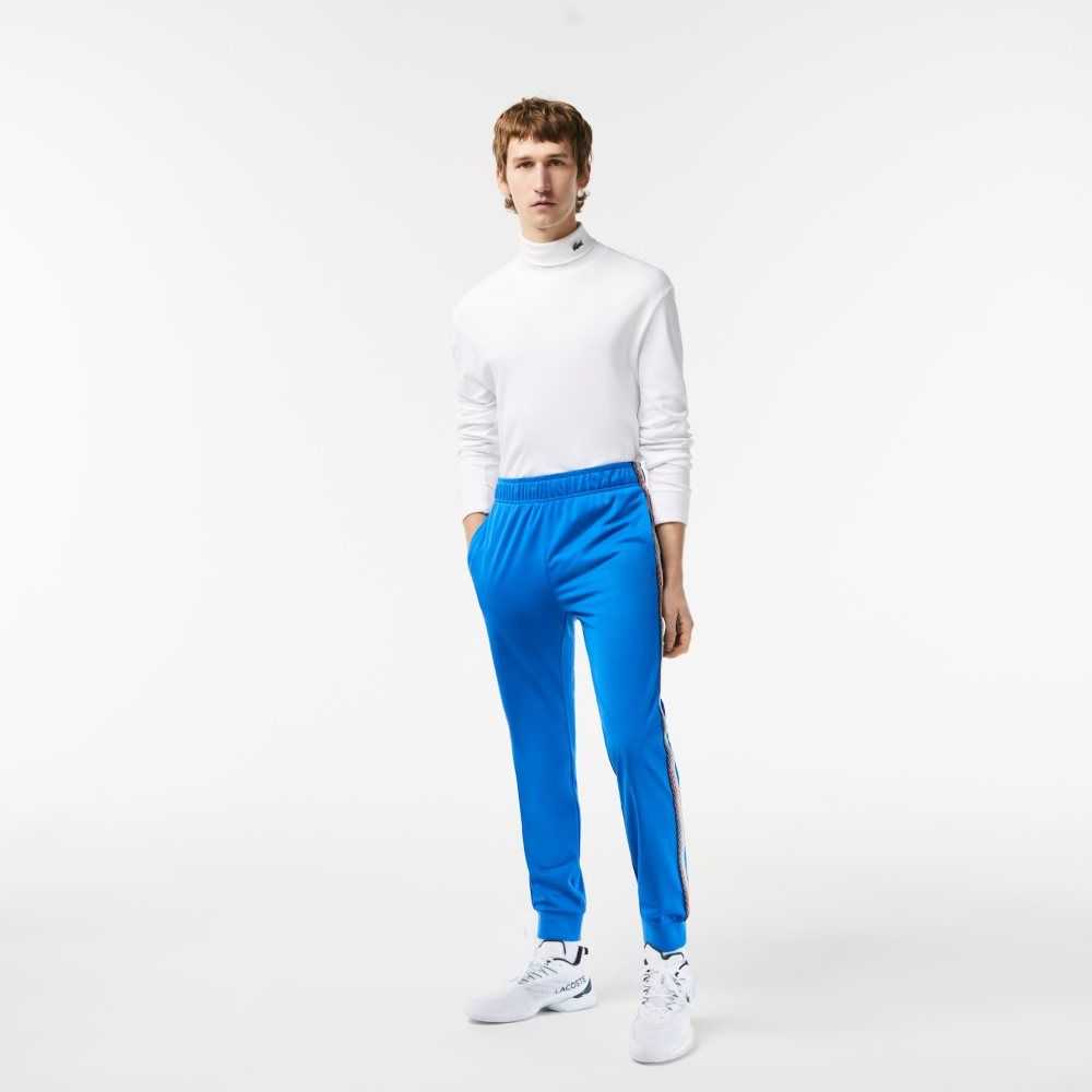 Lacoste Tenis Abrasion-Resistant Pista Pants Azules | 1978-CXDNH