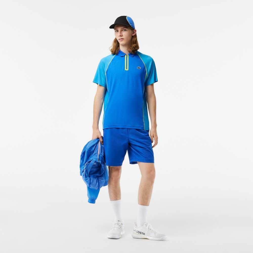 Lacoste Tenis Recycled Polyester with Ultra-Dry Tecnologia Azules Amarillo | 7630-XNFDG