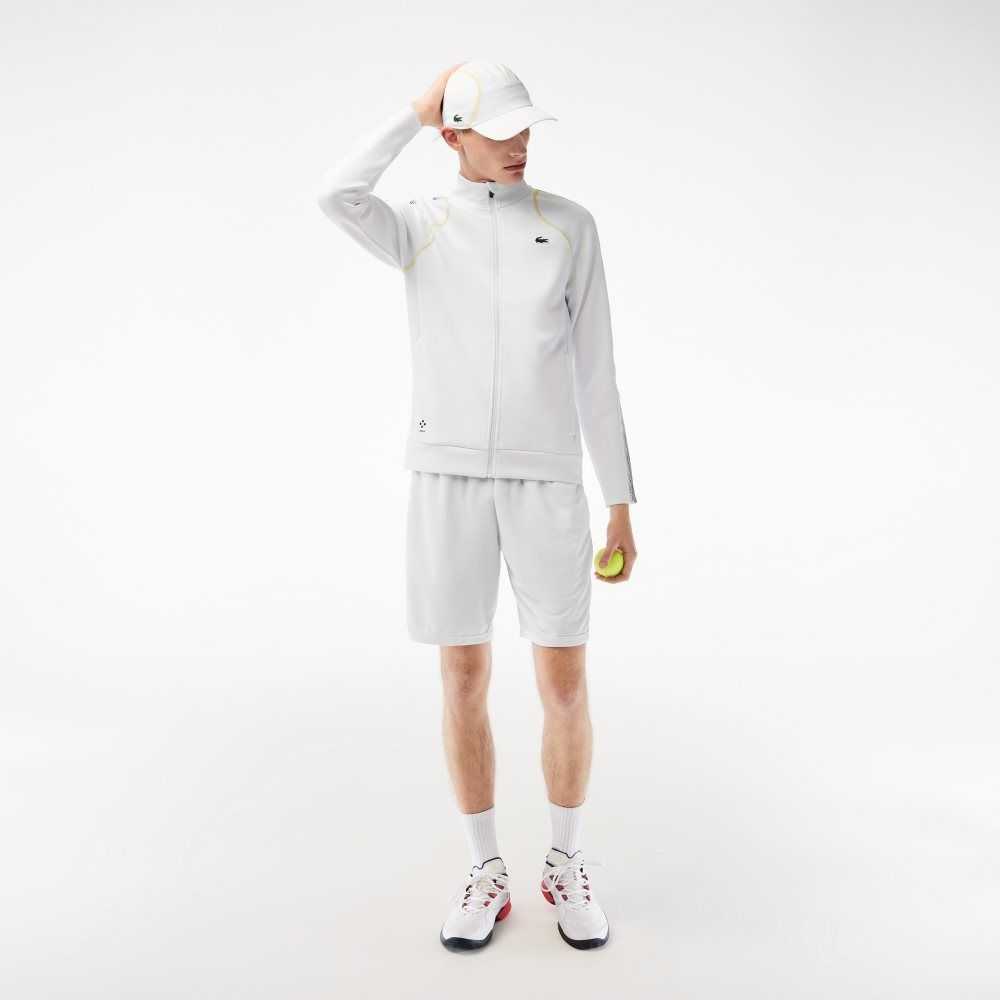 Lacoste Tenis x Daniil Medvedev Zipped Blancas Amarillo | 8431-TMDKJ