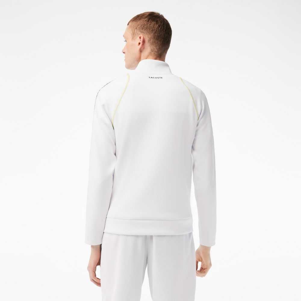 Lacoste Tenis x Daniil Medvedev Zipped Blancas Amarillo | 8431-TMDKJ