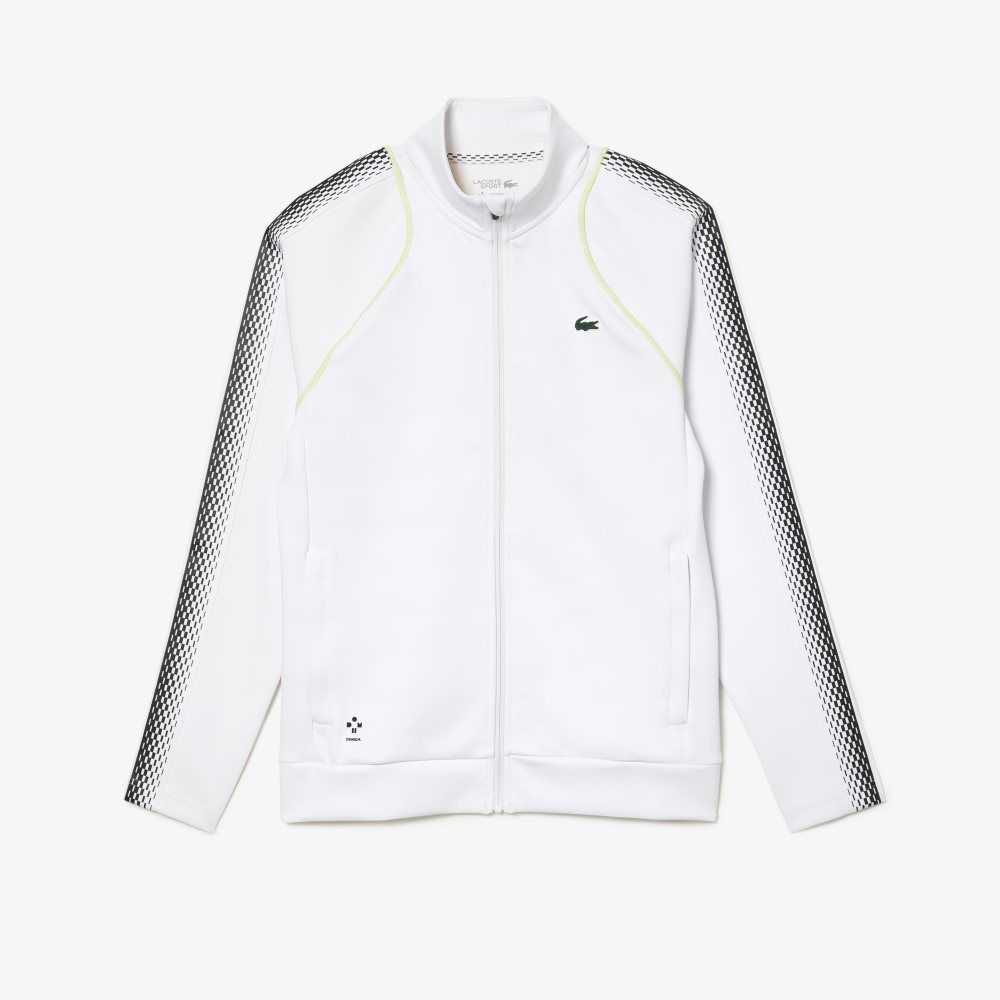 Lacoste Tenis x Daniil Medvedev Zipped Blancas Amarillo | 8431-TMDKJ