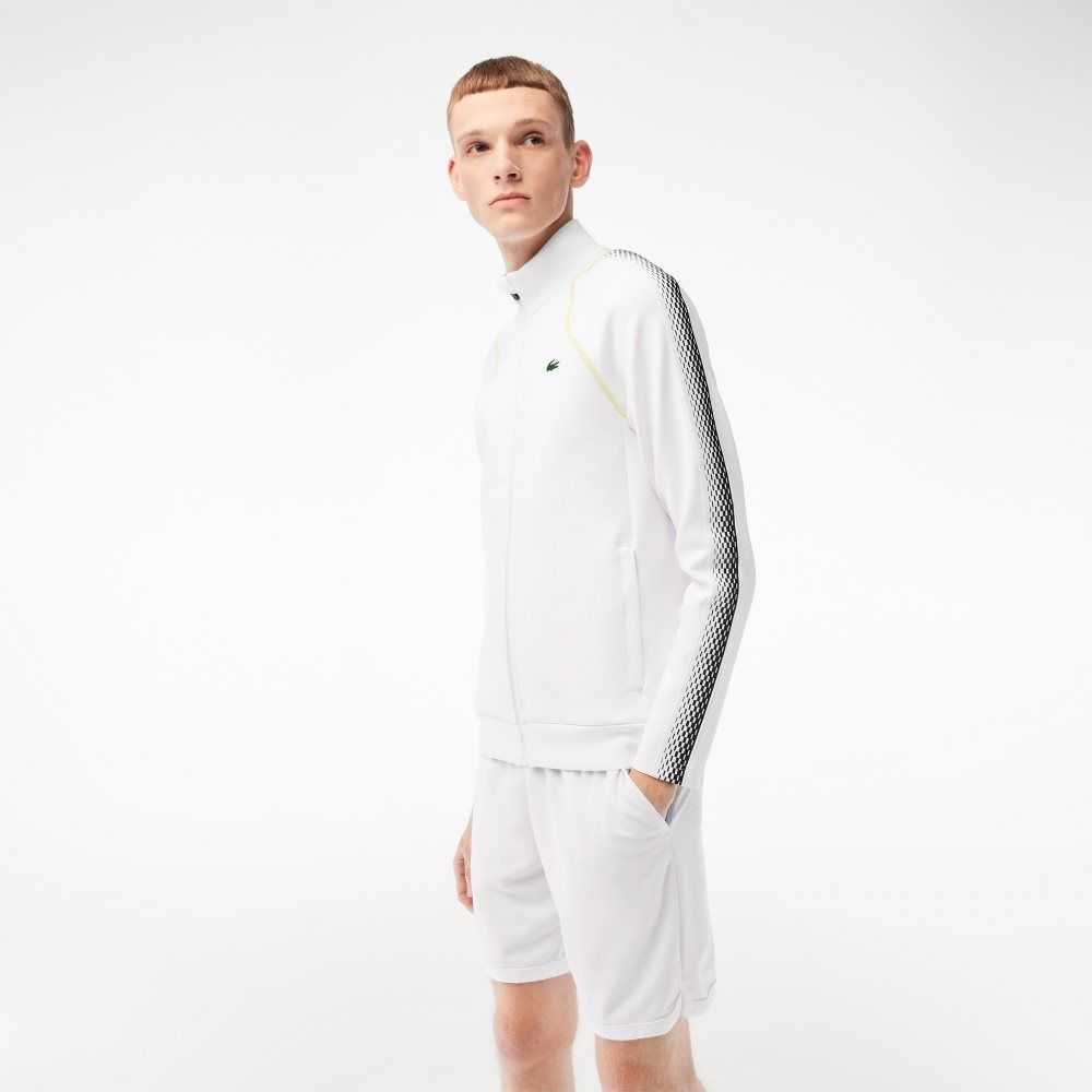 Lacoste Tenis x Daniil Medvedev Zipped Blancas Amarillo | 8431-TMDKJ