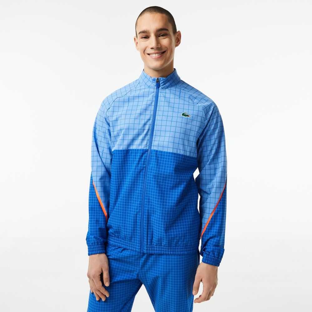 Lacoste Tenis x Novak Djokovic Jogger Set Azules | 4176-IUALT