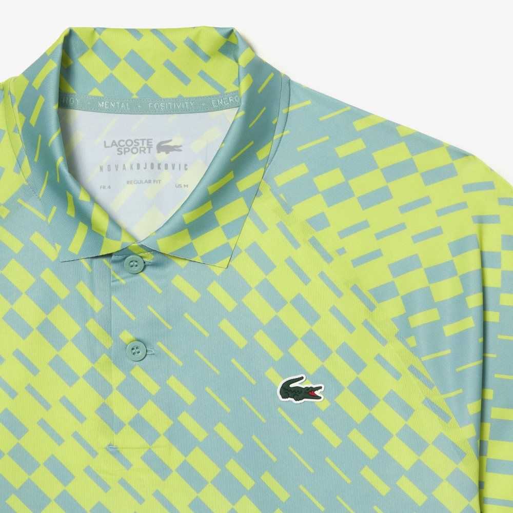 Lacoste Tenis x Novak Djokovic Player Version Verde Amarillo Verde Claro | 8945-COZYH