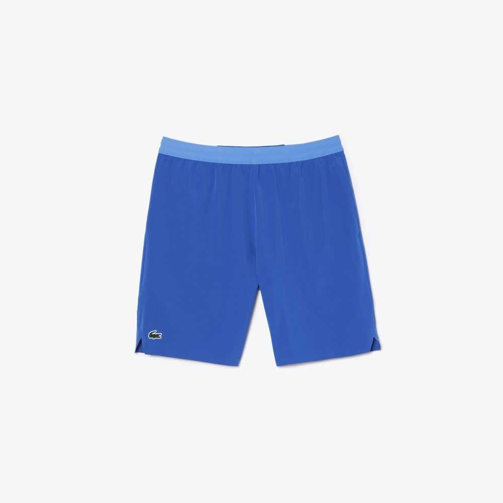 Lacoste Tenis x Novak Djokovic Shorts Azules | 6403-MSLBO