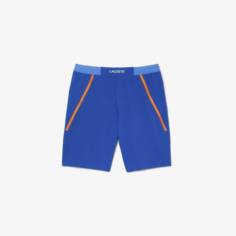 Lacoste Tenis x Novak Djokovic Shorts Azules | 6403-MSLBO