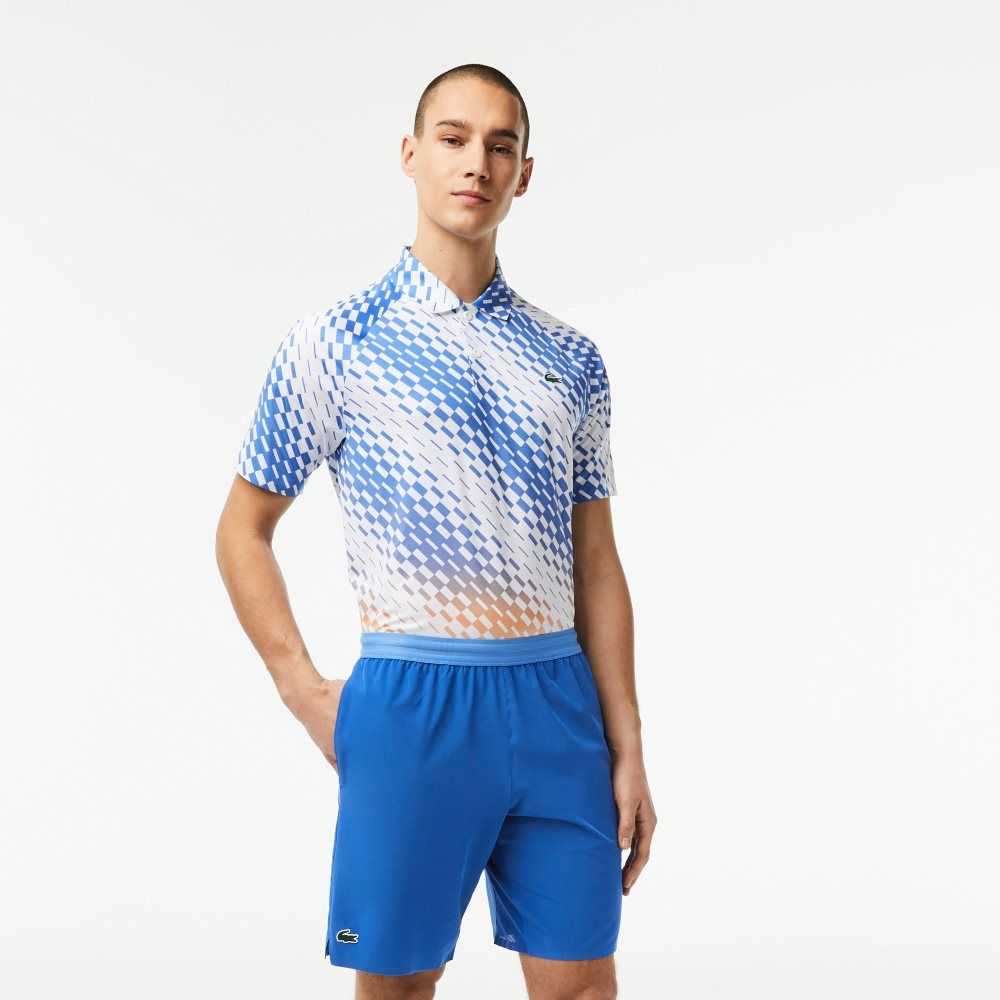 Lacoste Tenis x Novak Djokovic Shorts Azules | 6403-MSLBO