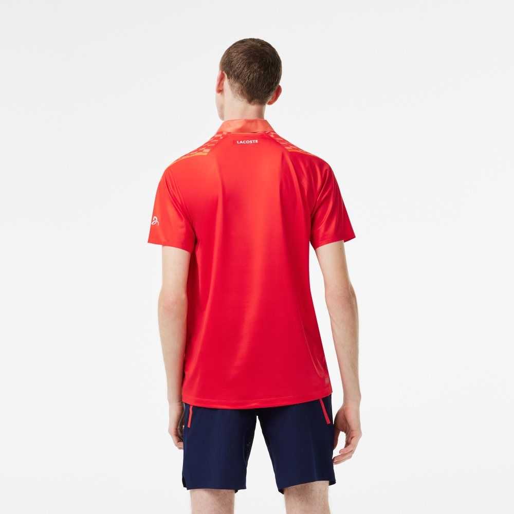 Lacoste Tenis x Novak Djokovic Tricolor Naranjas Rojas Naranjas | 6032-YBOXI