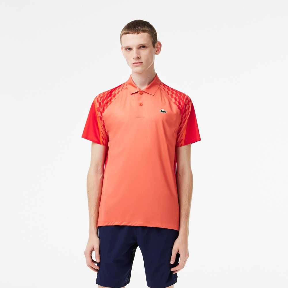 Lacoste Tenis x Novak Djokovic Tricolor Naranjas Rojas Naranjas | 6032-YBOXI