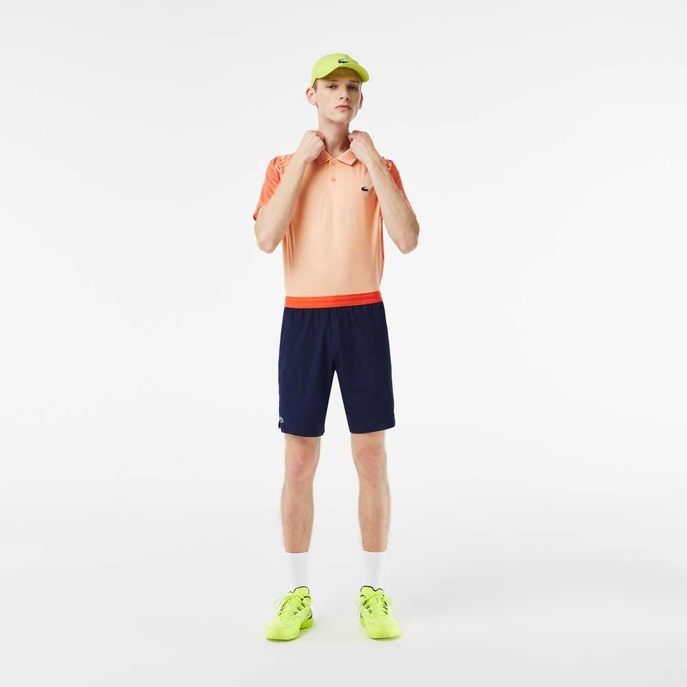 Lacoste Tenis x Novak Djokovic Tricolor Naranjas Claro Naranjas Rojas | 8901-ZCSWB