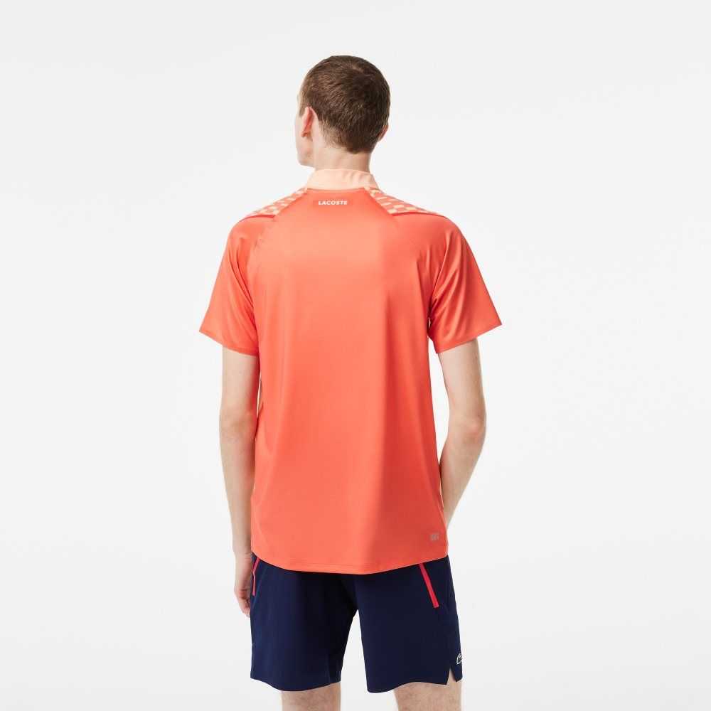 Lacoste Tenis x Novak Djokovic Tricolor Naranjas Claro Naranjas Rojas | 8901-ZCSWB