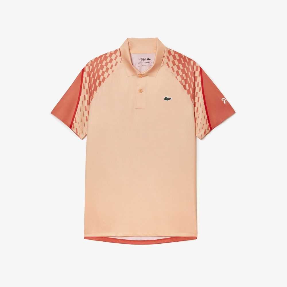 Lacoste Tenis x Novak Djokovic Tricolor Naranjas Claro Naranjas Rojas | 8901-ZCSWB