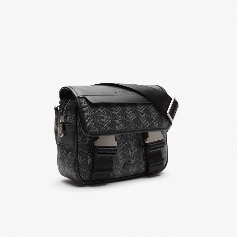 Lacoste The Blend Clipped Monogram Lona Messenger Multicolor | 6328-KHQRS