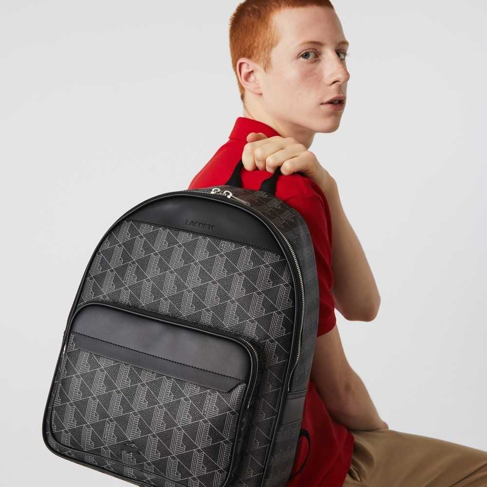 Lacoste The Blend Monogram Lona Backpack Multicolor | 6031-RAEKV