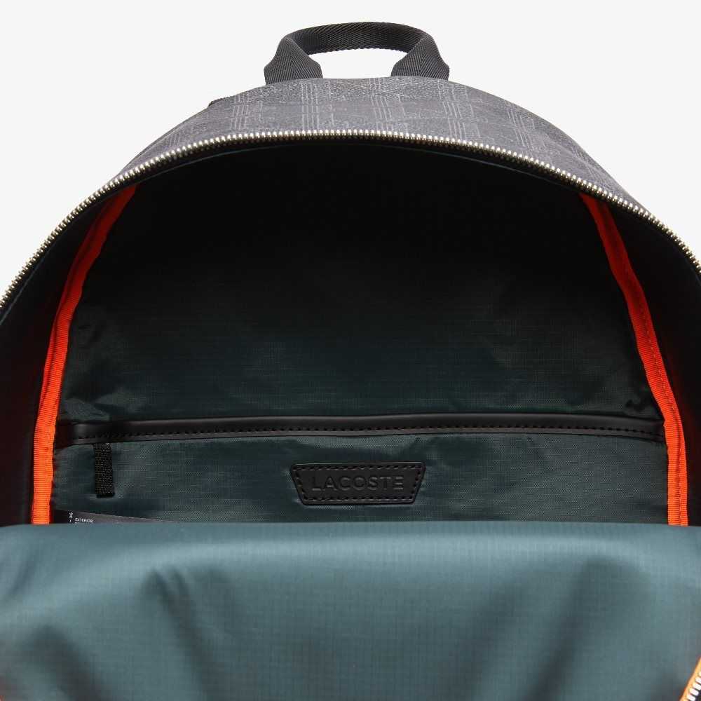 Lacoste The Blend Monogram Lona Backpack Multicolor | 6031-RAEKV