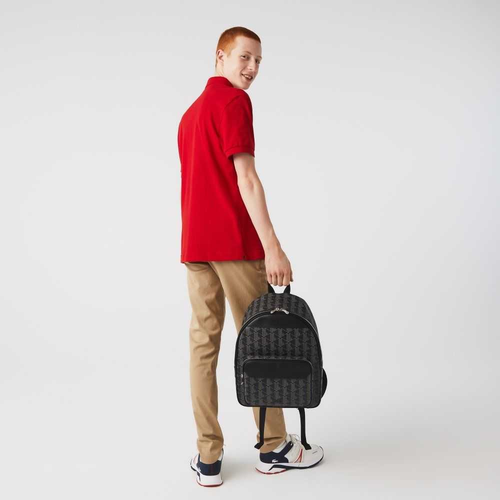 Lacoste The Blend Monogram Lona Backpack Multicolor | 6031-RAEKV