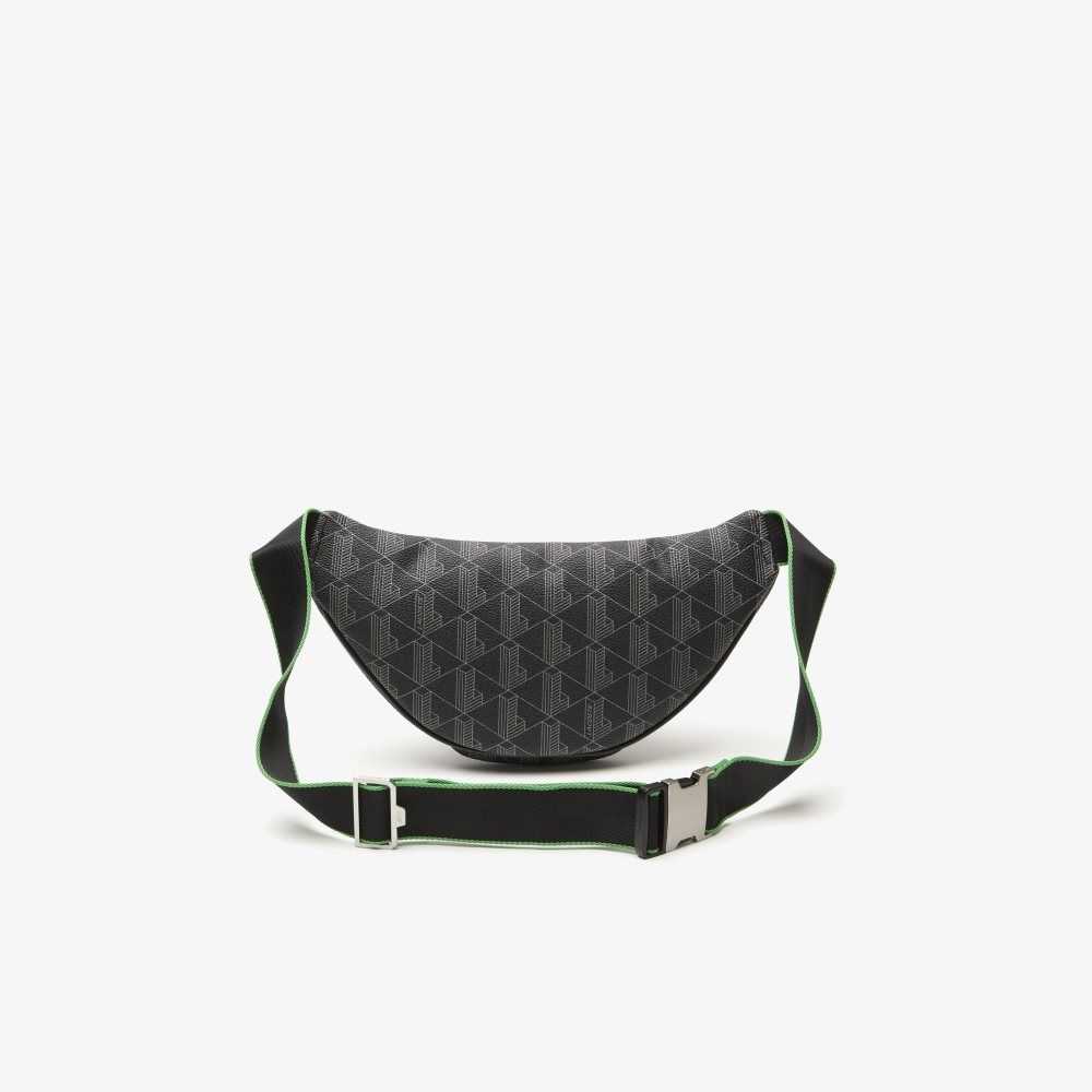 Lacoste The Blend Monogram Print Belt Multicolor | 6092-EWRIJ