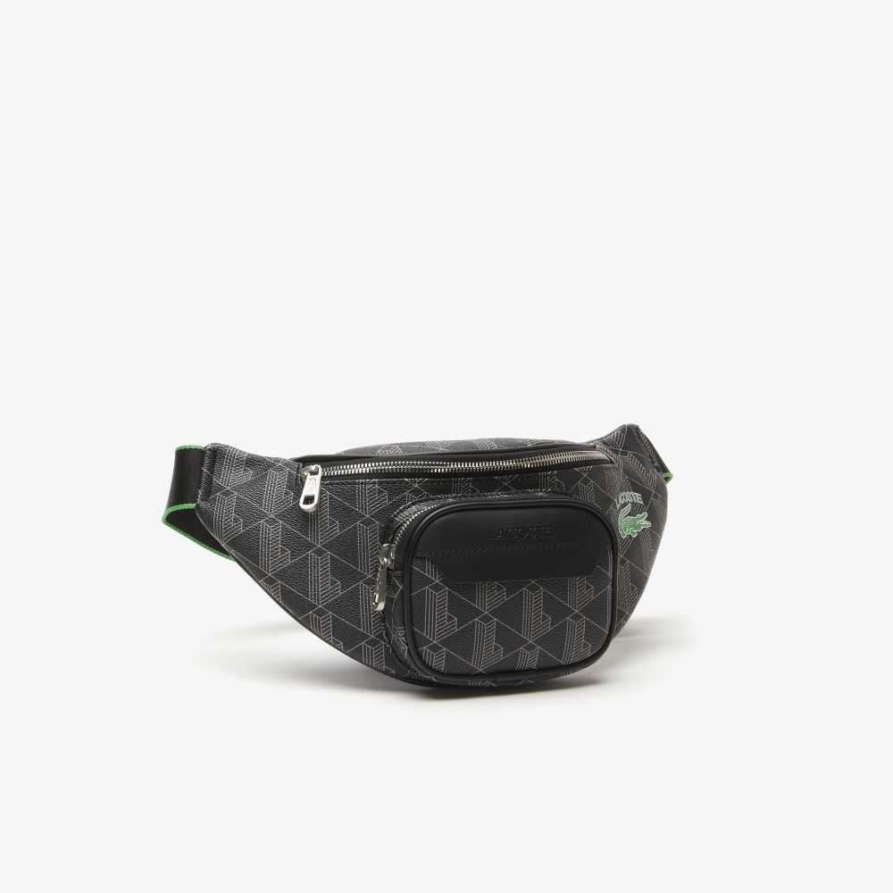 Lacoste The Blend Monogram Print Belt Multicolor | 6092-EWRIJ