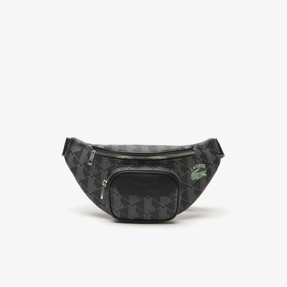 Lacoste The Blend Monogram Print Belt Multicolor | 6092-EWRIJ