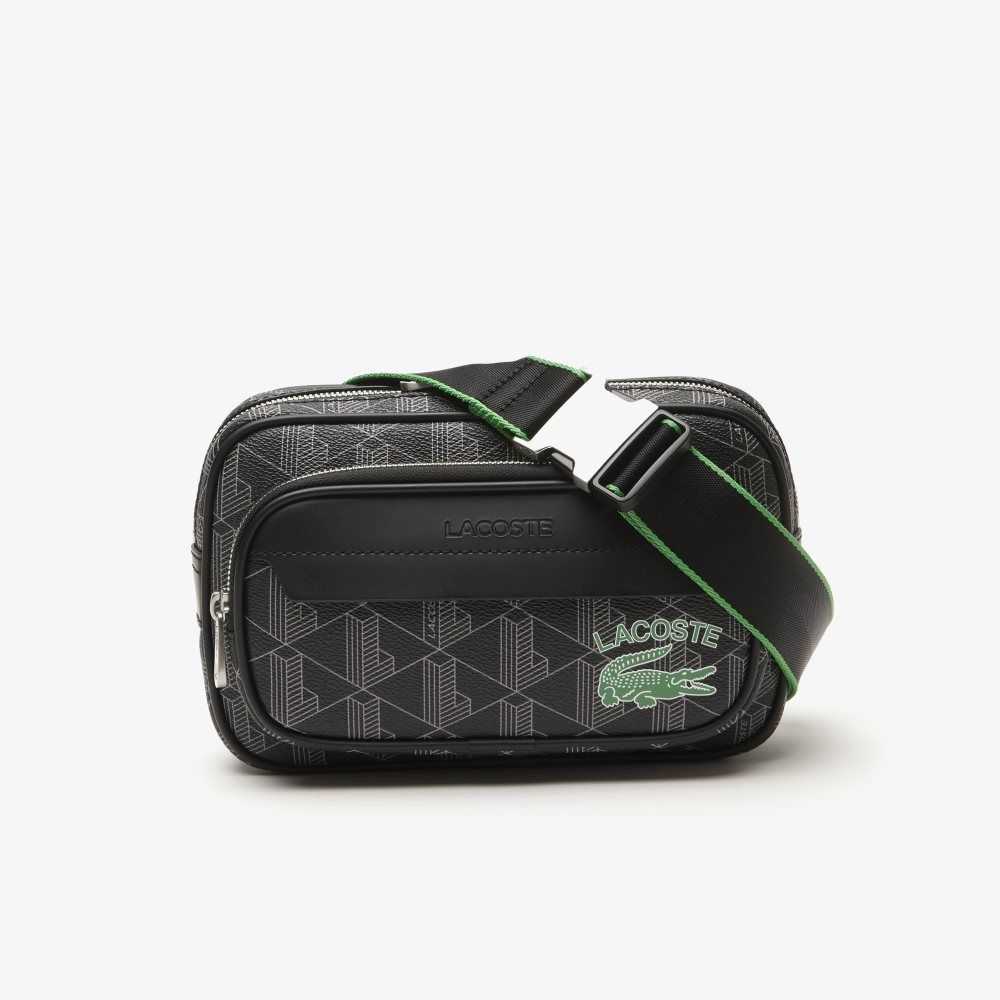 Lacoste The Blend Monogram Print Crossbody: Small Multicolor | 1892-BQNLO