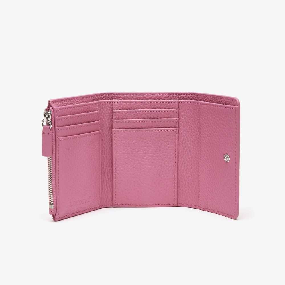 Lacoste Top Grain Cuero Flap Close Wallet Multicolor | 8137-QWHML