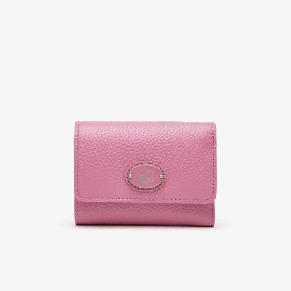 Lacoste Top Grain Cuero Flap Close Wallet Multicolor | 8137-QWHML