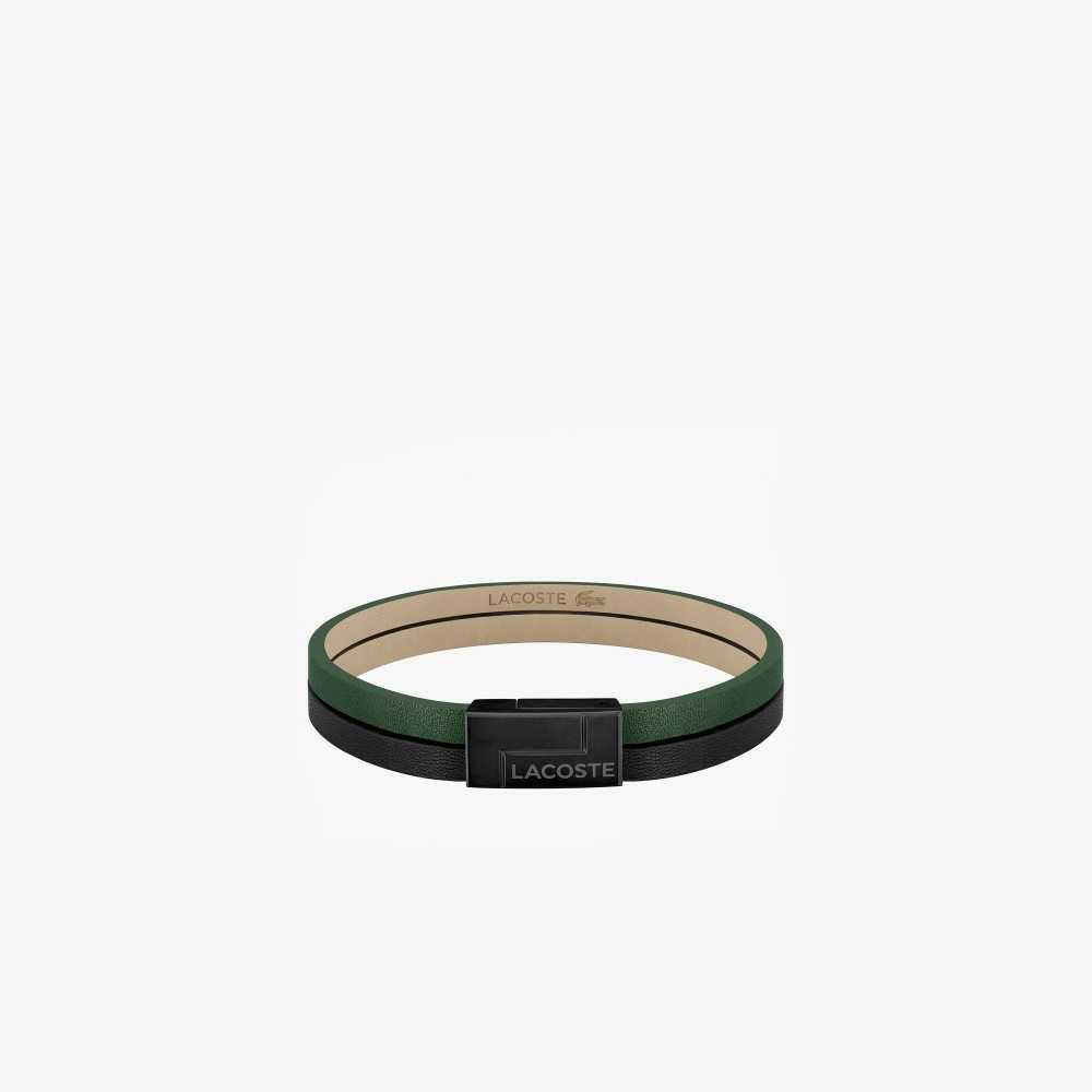 Lacoste Traveler Bracelet Verde Negras | 0715-ALBKP