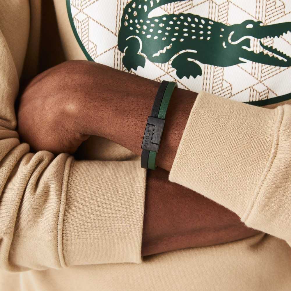 Lacoste Traveler Bracelet Verde Negras | 0715-ALBKP