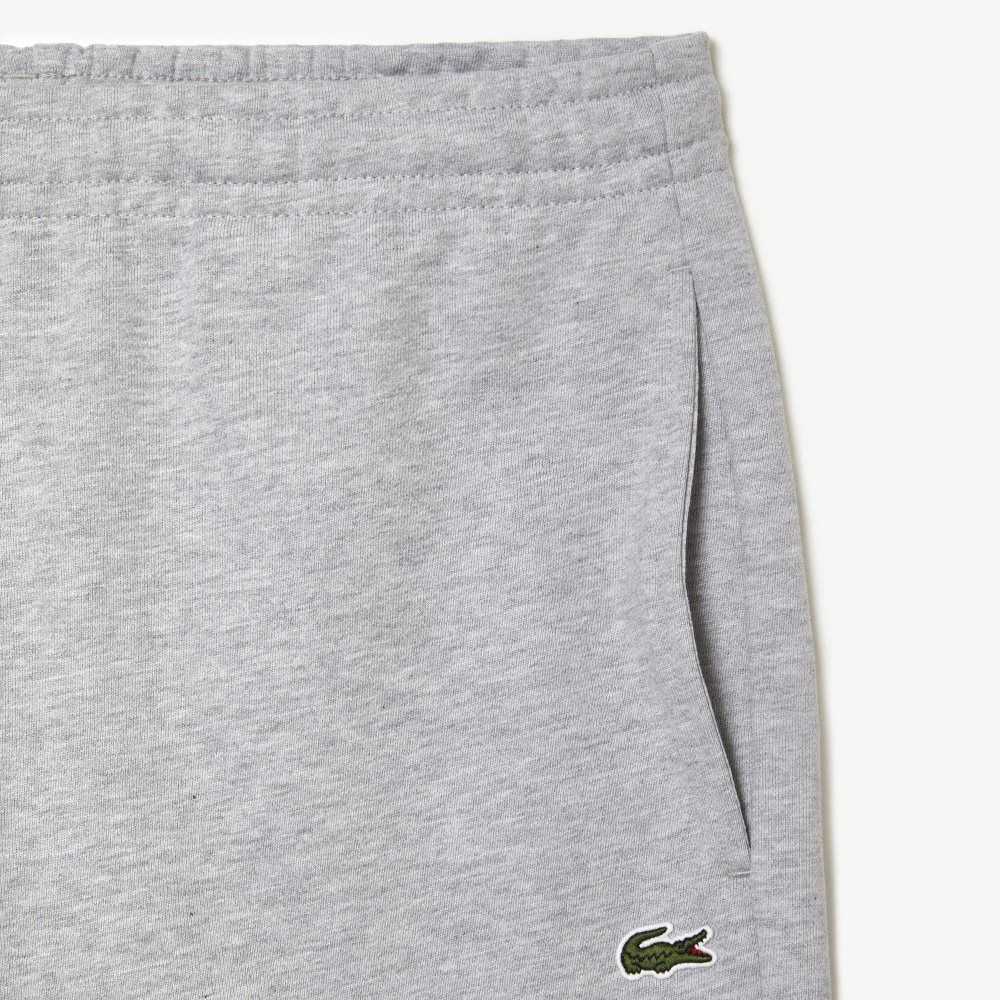 Lacoste Unbrushed Algodon Fleece Gris | 0813-JEOQT