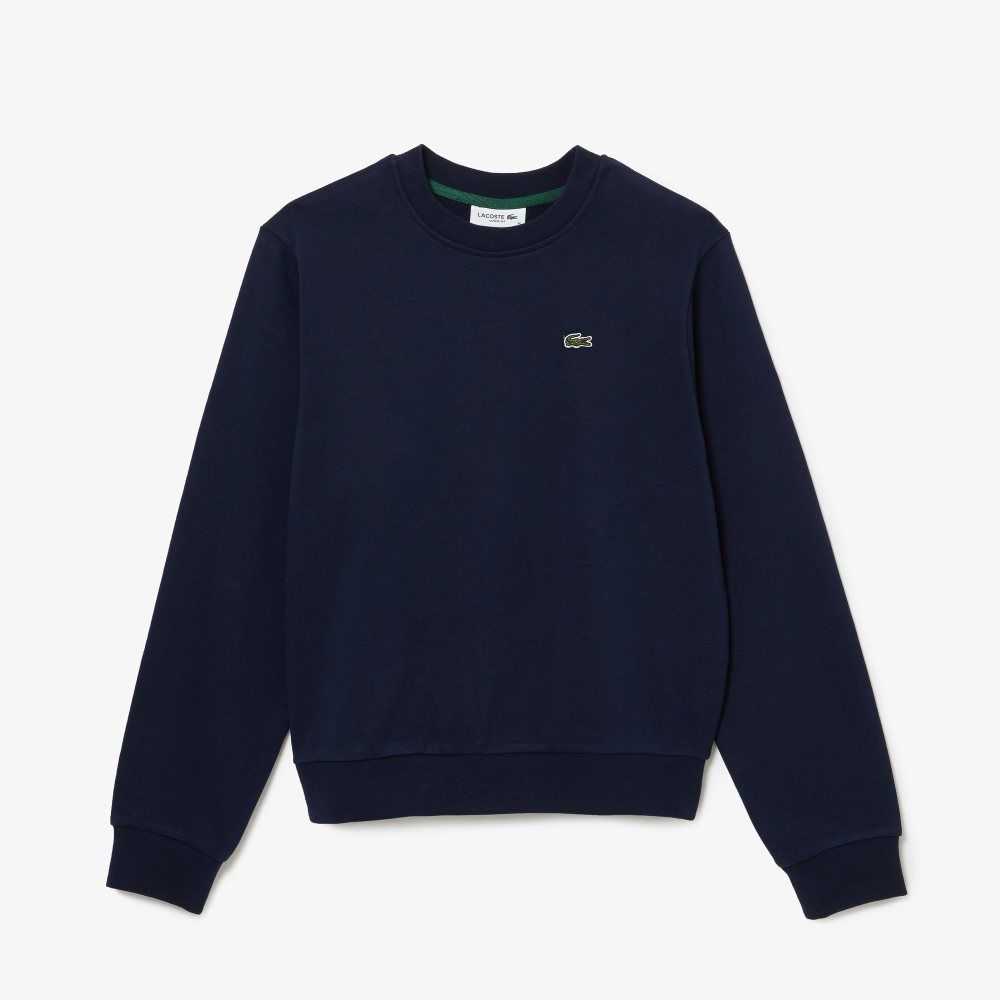 Lacoste Unbrushed Fleece Azul Marino Azules | 9325-AKIHG