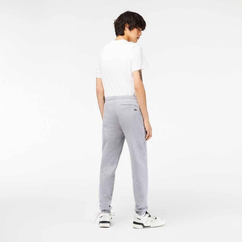 Lacoste Unbrushed Fleece Pista Pants Gris | 2036-OTFYU