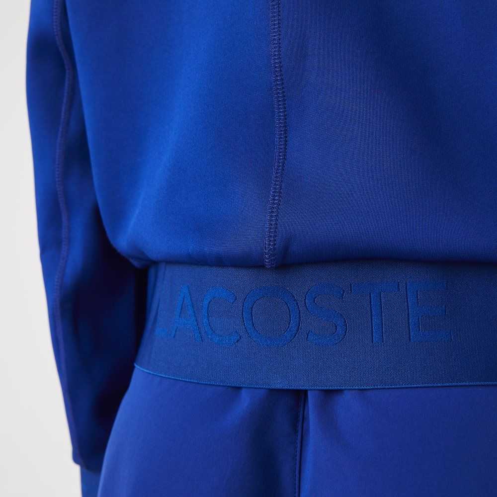 Lacoste Zip-Up Teddy Azules | 5237-QIZWR