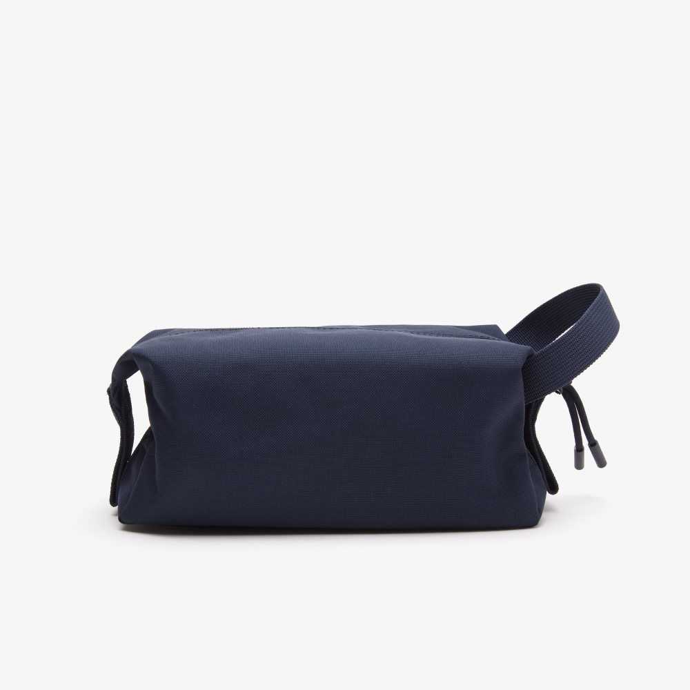 Lacoste Zippered Toiletry Azul Marino | 5912-ZAUWS