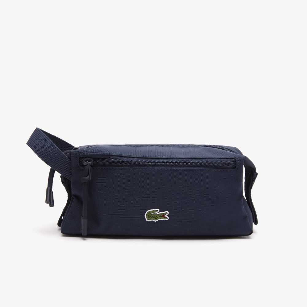 Lacoste Zippered Toiletry Azul Marino | 5912-ZAUWS