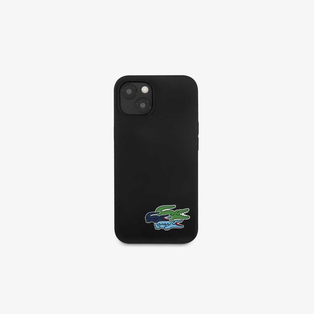 Lacoste silicone iPhone 14 Negras | 4237-EGFLS