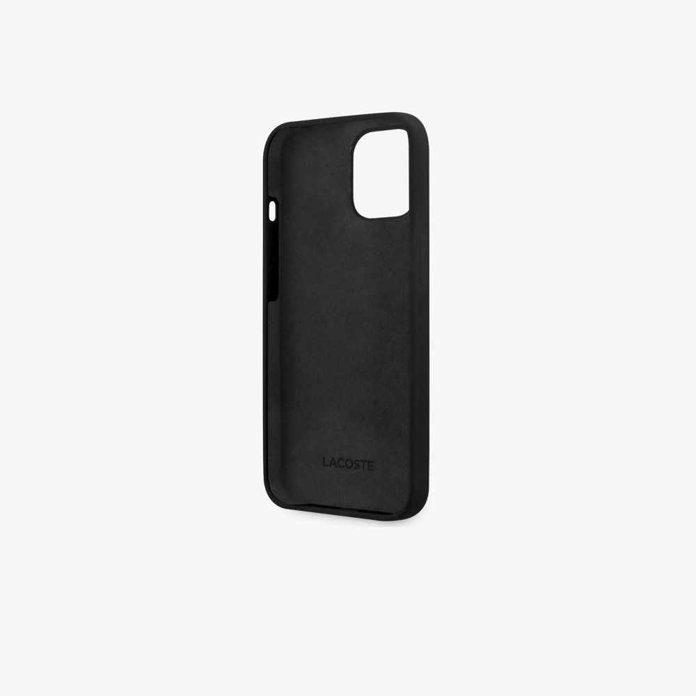 Lacoste silicone iPhone 14 Plus Negras | 1638-CNSJK